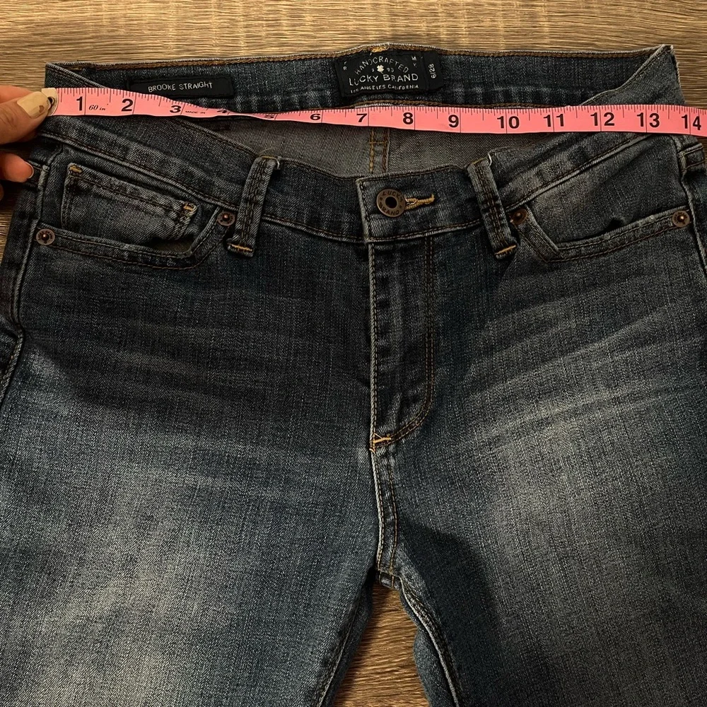 Lucky Brand Dark Blue Straight Leg Jeans - Picture 3 of 12